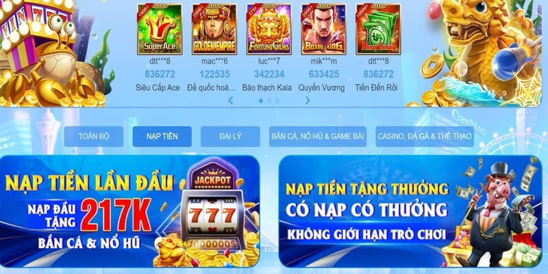 Khám phá một số khuyến mãi Vin777